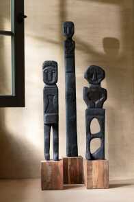 Statue Mara Recyceltes Holz