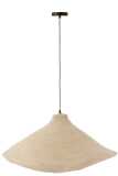 Hanging Lamp Cone Seagrass White 