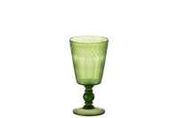 Trinkglas Blätter Glas Grün