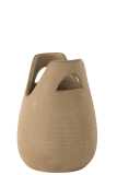 Vase Anse Ceramique Beige Small