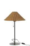 Table Lamp Metal/Rattan