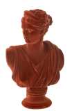 Buste Griekse Vrouw Resine Velours