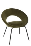 Chair Round Met Hole Metal/Textile