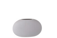 Vase Oval Flat Ceramic Light