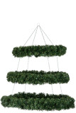 Wreath Hanging 3 Levels Plastic