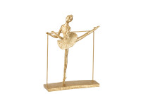 Ballerina Leg Side Poly Gold