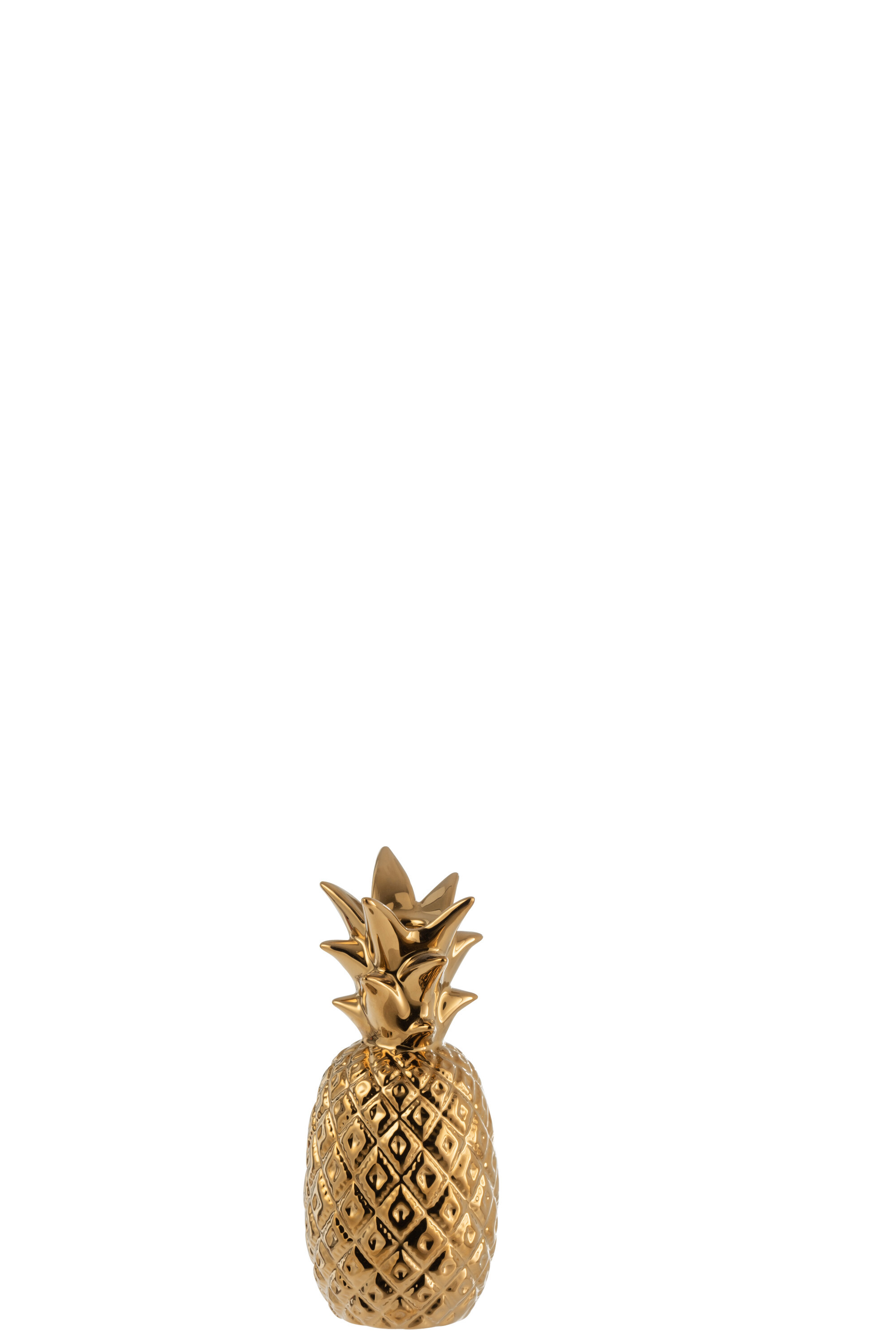 Oro J-Line Ananas Decorativo in Resina Colore