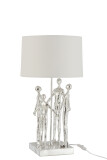 Lamp Figures Poly Silver