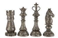 Chess Piece Poly Dark Grey