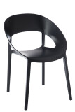 Chair Lola Polypropylene Black 