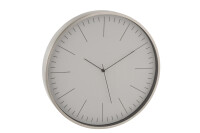 Horloge Gerbert Aluminium Gris