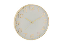 Clock Arabic Numerals Plastic Gold