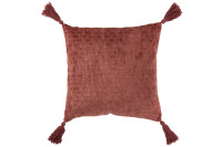 Cushion Pattern Cotton Terracotta