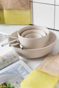 Pasta Bowl Marie Ceramic Cream 