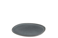 Plate Louise Ceramic Grey Medium