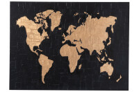 Painting World Map Canvas/Wood