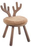 Chair Ear Deer Wood Natural