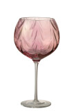 Weinglas Unregelmäßig Glas Rosa