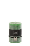 Cylinder Candle Light Green M 42h