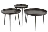 Set Of 3 Sidetables Tray Right