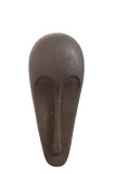 Mask Long Etnic Ceramic Brown