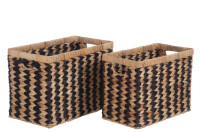 Set Of 2 Baskets Reed