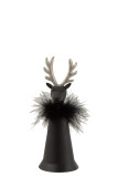 Reindeer+Bell Fur/Metal Black