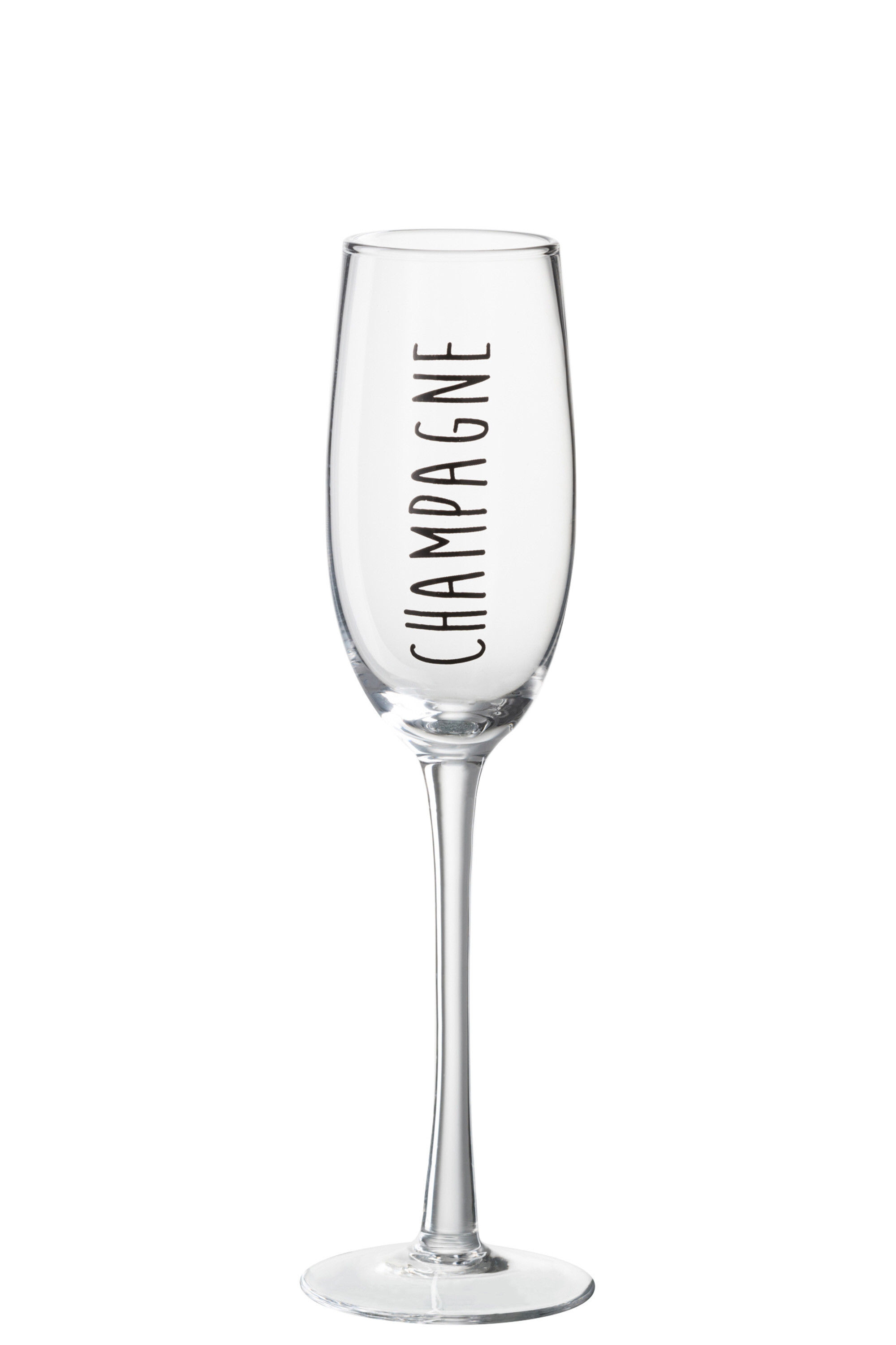 Flute a champagne irregulier verre ambre - J-Line