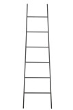 Ladder 6 Steps Metal Black
