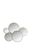 Mirror 5 Circles Metal Gold