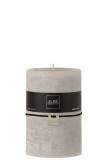 Cylinder Candle  Light Grey xl110h