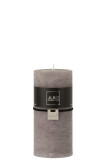 Cylinder Candle  Dark Grey L