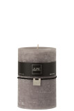 Cylinder Candle  Dark Grey Xl