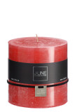Cylinder Candle Christmas Red -75h