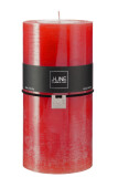 Cylinder Candle Christmas Red