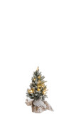 Christmas Tree+Led+Pot Jute