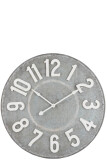 Clock Round Numbers Metal