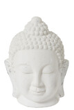 Statue Buddha Earthenware White