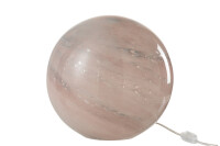 Lamp Dany Round Glass Pink Large