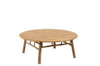 Coffee Table Round Bamboo Natural