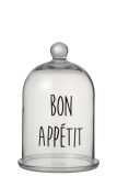 Campana Bon Appetit Rotondo Vetro