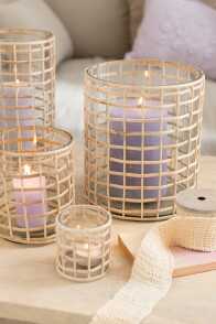 Cyl. Candle Lavender s18h