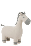 Horse Baby Cotton Ecru/Grey Large