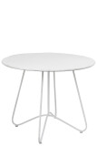 Table Round Metal White