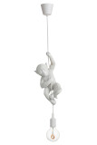 Lamp Hanging Polyresin White