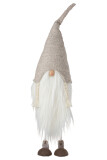 Gnome Winter Textile/Metal Beige