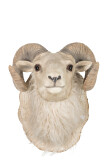 Goat Head Hanging Poly Beige Large