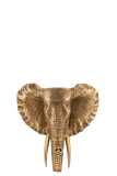 Elefant Hängend Poly Antik Gold