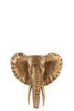 Elephant Hanging Poly Antique Gold