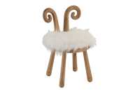 Chair Ears Sheep Wood Natural